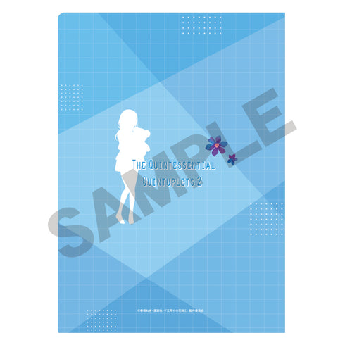 『五等分の花嫁∬』シングルクリアファイル 中野三玖 ぬいぐるみ抱っこ